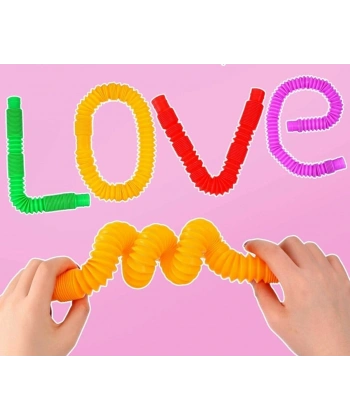 Tubes Anti Stres Duyusal Oyuncak Bubble Fidget  (4 Adet )