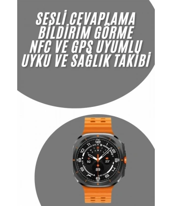 Tüm Telefonlara Uyumlu Akıllı Saat Uyku ve Sağlık Takibi Nabız Ölçer Adım sayar