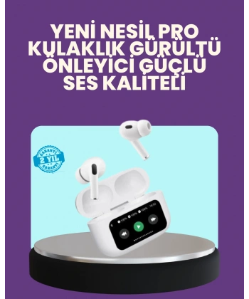 Tüm Telefonlarla Uyumlu ANC Özellikli Dokunmatik Bluetooth Kulaklık