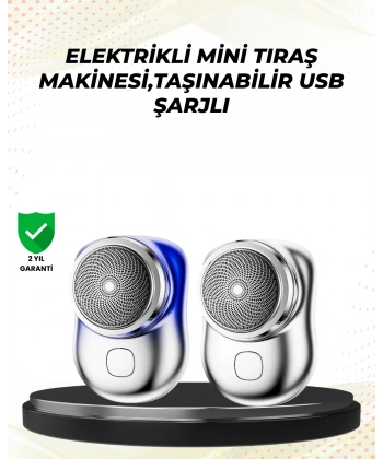 Tüm vücut bölgelerinde kullanılabilen küçük boy tıraş cihazı