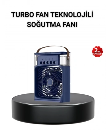Turbo Fan Teknolojili Sessiz ve Güçlü Soğutma Masası Vantilatör