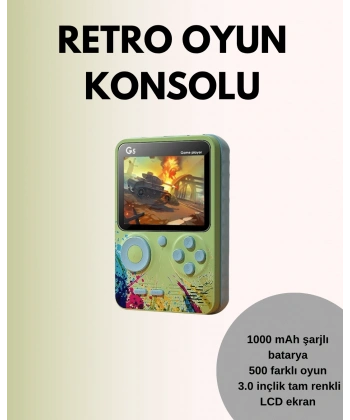 TV Bağlantılı 500 Oyunlu Mini Gameboy Konsol