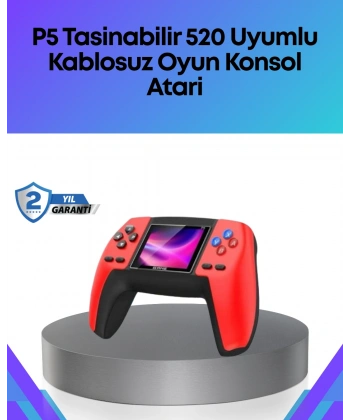 TV Bağlantılı 520 Oyunlu P5 Retro GamePad Konsol