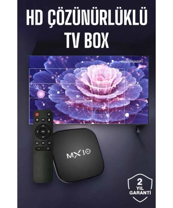 TV Box Android Uyumlu 4 Çekirdekli WİFİ Bağlantılı 4K