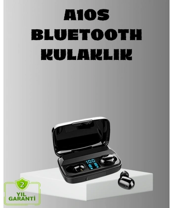 TWS A10s Bluetooth 5.0 Kulaklık – Yüksek Ses Kalitesi, Ergonomik, Uzun Pil Ömürlü