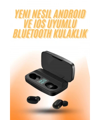 TWS Bluetooth Kulaklık 5.0 Bluetooth Bağlantılı Dokunmatik Kontrol Özelliği