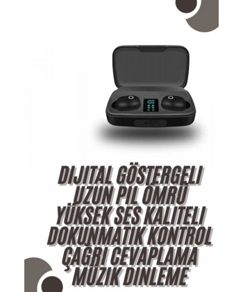 TWS Bluetooth Kulaklık 5.0 Bluetooth Bağlantılı Dokunmatik Kontrol Özelliği
