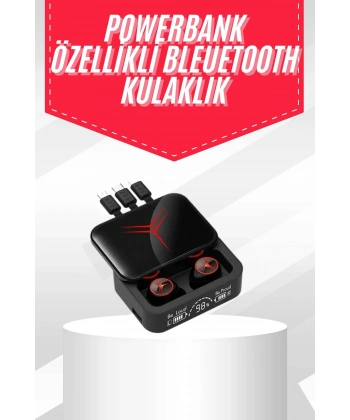 Tws Powerbank Kutulu Dijital Göstergeli Bluetooth Kulaklık Kablosuz Kulakiçi Kulaklık