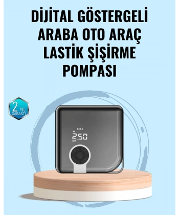 Type-C Şarj Girişli Taşınabilir Elektrikli Hava Pompası