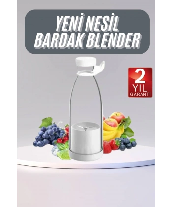 u Geçirmez Kablosuz Şarjlı Dayanıklı Taşınabilir Mini Blender
