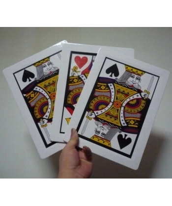 Üç Kart Monte Sihirbazlık Oyunu  Basit Etkileyici sihirbazlık oyunu 0040- 3 Kart Fiyatı