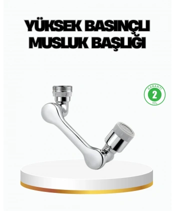 Üç Segmentli 1080 Derece Musluk Aparatı Esnek Döner Havalandırıcı Pratik Kullanım