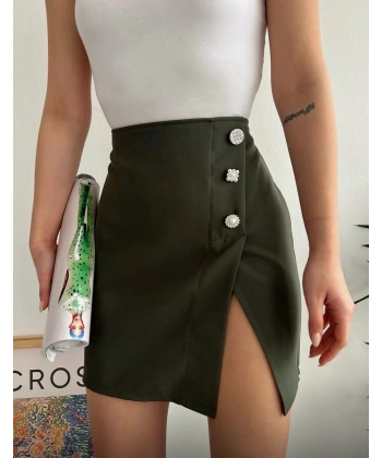 Üç taşlı mini etek