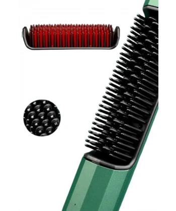 Üflemeli Saç Düzleştirici Fön Tarak Yüksek Isı Ayarlı İyon Özellikli