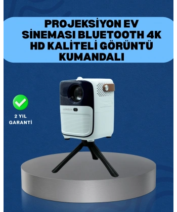 Ultra HD Çözünürlüklü Taşınabilir Projektör – 1920x1080 Piksel Görüntü Kalitesi