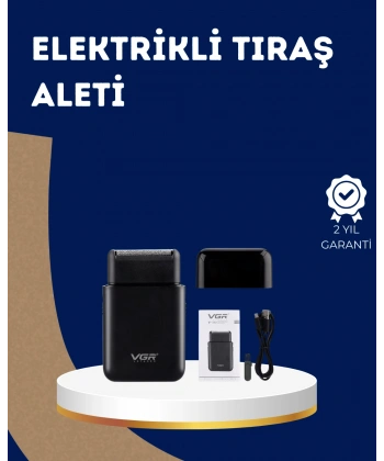 Ultra İnce Elektrikli Tıraş Makinesi | USB Şarjlı ve Su Geçirmez