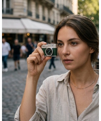 Ultra Kompakt Mini Fotoğraf Makinesi 4K HD Video Selfie Kamerası