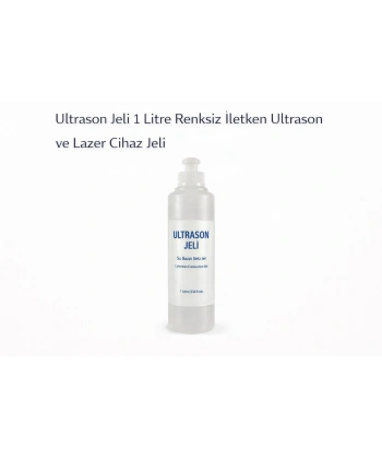 Ultrason Jeli 1 Litre Renksiz İletken Ultrason ve Lazer Cihaz Jeli 1 ADET