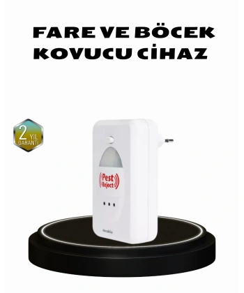 Ultrasonik Böcek ve Fare Kovucu – Doğa Dostu, Sessiz ve Etkili Savunma
