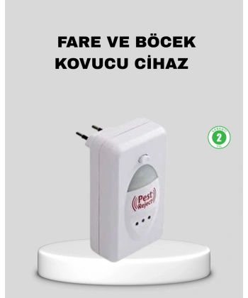 Ultrasonik Haşere Kovucu Cihaz – Sessiz, Kimyasalsız ve Etkili Koruma