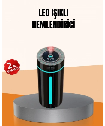 Ultrasonik Nemlendirici LED Işıklı Aromaterapi Difüzör Sessiz Çalışma