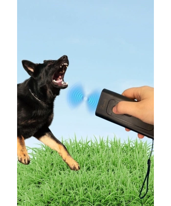 Ultrasonik Zarar Vermeyen Köpek Uzaklaştırıcı ve Eğitici Cihaz