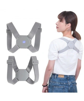 Unisex Titreşim Sensörlü Kamburluk Önleyici Dik Duruş  Ayarlanabilir Akıllı Korse