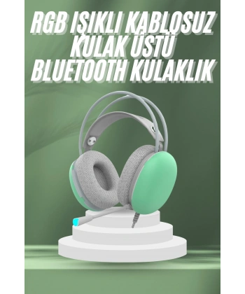 Unısex Yüksek Ses Kaliteli Yumuşak Kılıflı Kablosuz Kulak Üstü Bluetooth Kulaklık