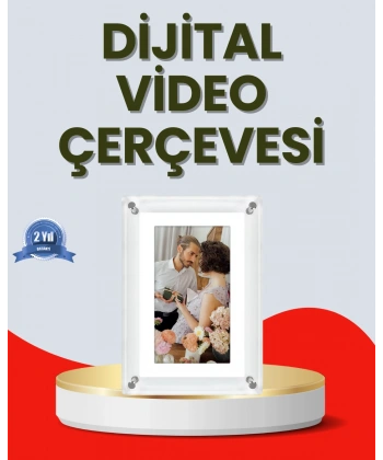 USB-C ile Hızlı Şarj ve Veri Aktarımı – 7 İnç Dijital Görüntü Çerçevesi