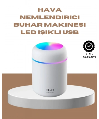 USB Girişli Taşınabilir Mini Nemlendirici 300ml Su Hazneli