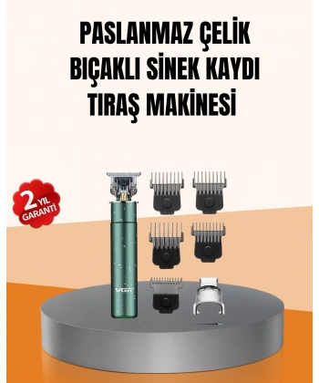 USB Hızlı Şarjlı 3 Saat Kullanımlı Saç Kesme Makinesi