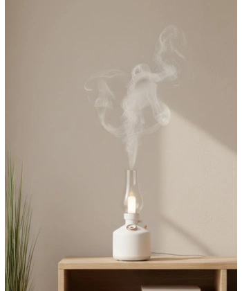 USB Şarjlı Gaz Lambası Modeli Nano Mist Aromaterapi Nemlendirici 280 ml