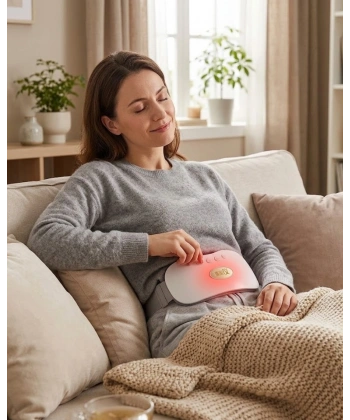 USB Şarjlı Kızılötesi Isıtmalı Titreşimli Kadın Bel ve Karın Masaj Kemeri