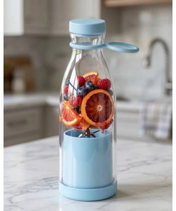 USB Şarjlı Mini Blender 380 ml Taşınabilir Smoothie Yapıcı Pratik Kullanım