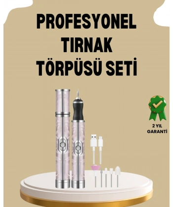 USB Şarjlı Profesyonel 20.000 RPM Elektrikli Oje Sökücü ve Tırnak Bakım Aleti
