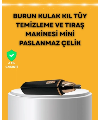 USB Şarjlı Sessiz Burun ve Kulak Kılı Temizleme Cihazı