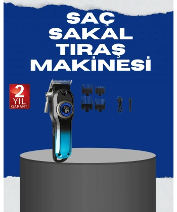 USB Type-C Şarjlı Kablosuz/Kablolu Erkek Tıraş Makinesi
