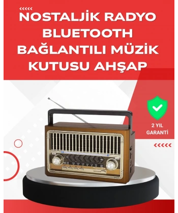 USB ve Hafıza Kart Girişli Radyo Hoparlör