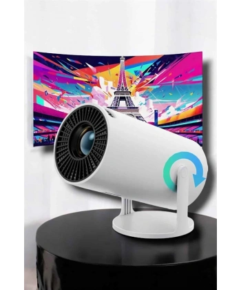 USB ve Kablosuz Bağlantı Özellikli 5000 Saat Ampul Ömürlü Projeksiyon