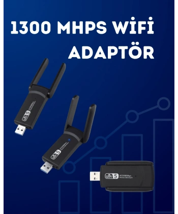 USB WiFi Adaptör – 1200 Mbps Hız