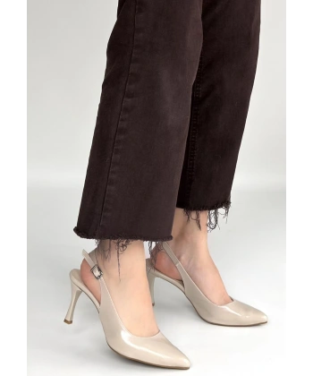 Uster Bej Rugan Topuklu Ayakkabı