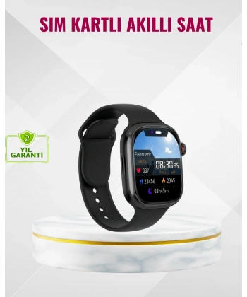 Uyku Takipli GPS’li SIM Kart Destekli Akıllı Saat