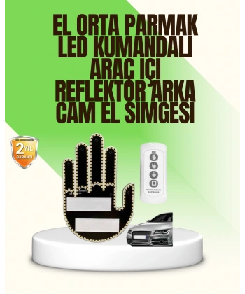 Uzaktan Kumandalı LED El Park Uyarı Cihazı Suya Dayanıklı Enerji Tasarruflu