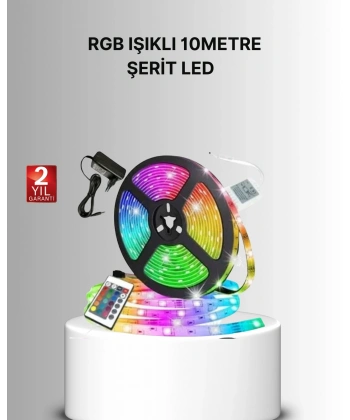 Uzaktan Kumandalı RGB Smart Şerit LED Işık Esnek ve Taşınabilir Dekorasyon