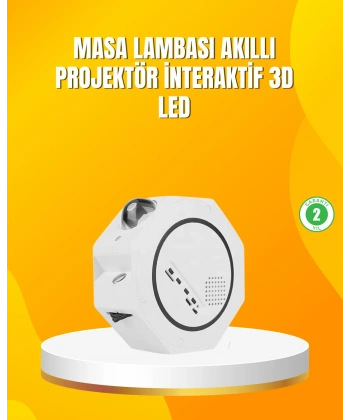 Uzaktan Kumandalı Zamanlayıcılı Galaksi Yıldız Projektörü