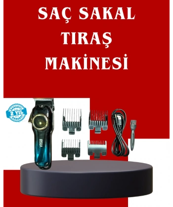 Uzun Çalışma Süreli LCD Göstergeli Saç Kesme Makinesi