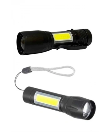 Uzun Menzilli Şarjlı El Feneri Uzun Ömürlü Led Işık Lamba