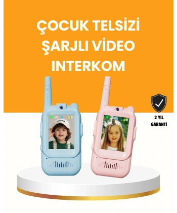 Uzun Menzilli Video Walkie Talkie Eğitici ve Eğlenceli Oyuncak