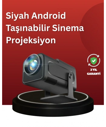 Uzun Ömürlü Lamba ve Dahili Hoparlörlü Ev Sinema Projektörü