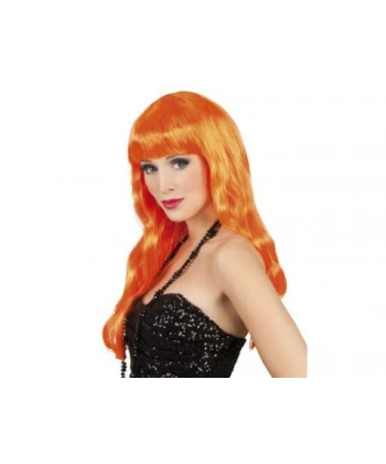 Uzun Peruk Saç - Turuncu